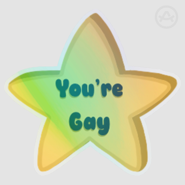'You're Gay' Sticker