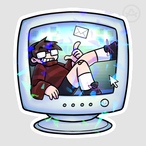 You got mail! sticker