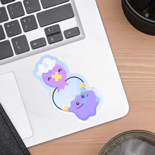 Drifloon and Ditto Pokopia Sticker