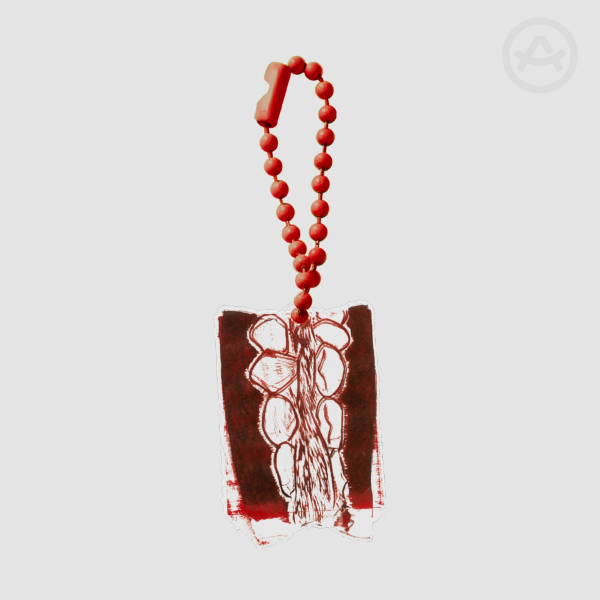 Bite Clear Acrylic Keychains