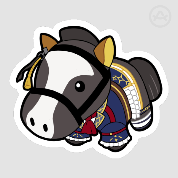 Calstone Light O Horse Plushie Sticker