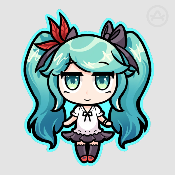 Colored Edge Die Cut Stickers