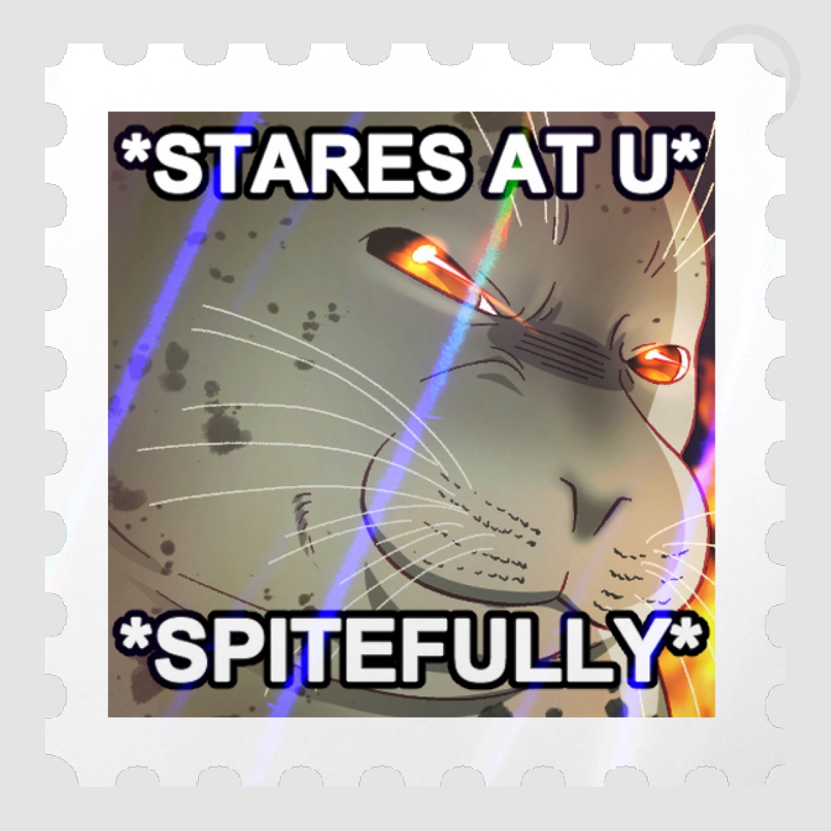 Seal Mood Stamp "Spite" Die Cut Sticker