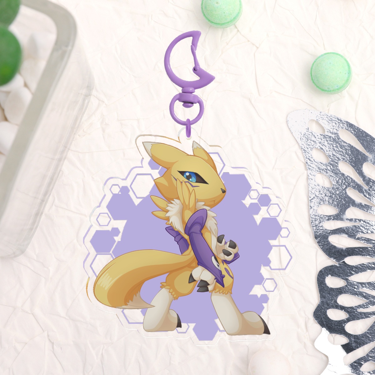 Renamon Acrylic Keychain