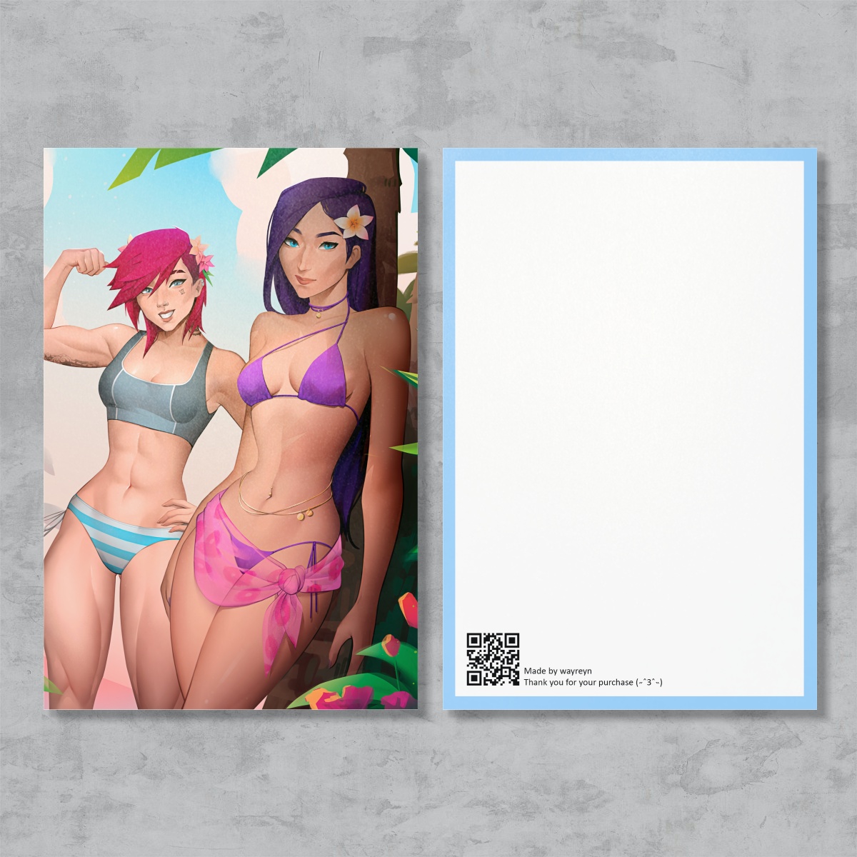 CaitVi Arcane Beach Postcard