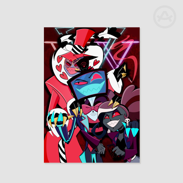 Hazbin Hotel Vees Print