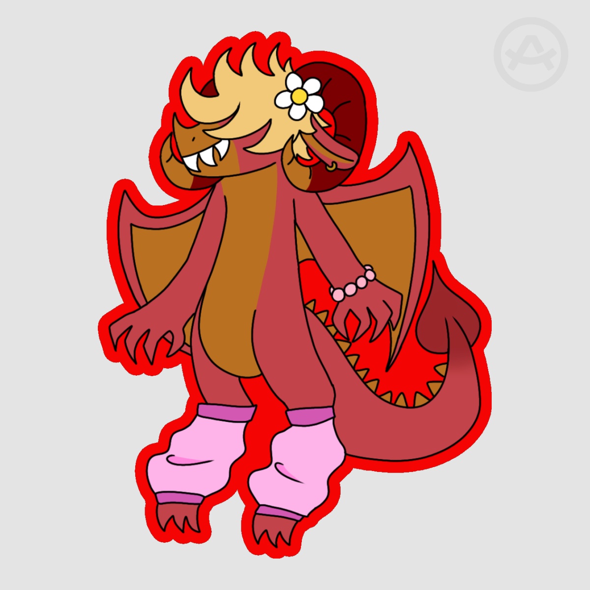 Dragon Pyro sticker