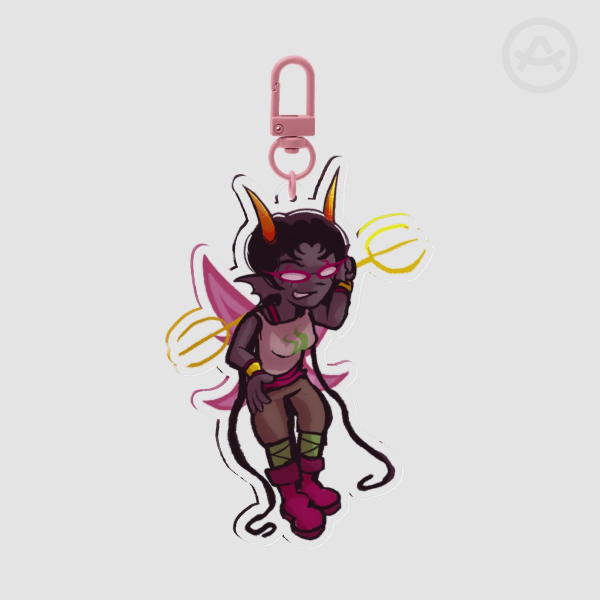 Meenah Peixes "Modified Godtier" Acrylic Keychain
