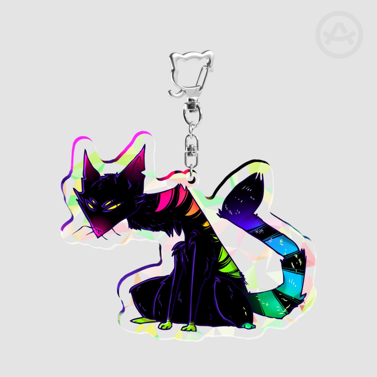 Rainbow Cat Holo Keychain Ver. 3