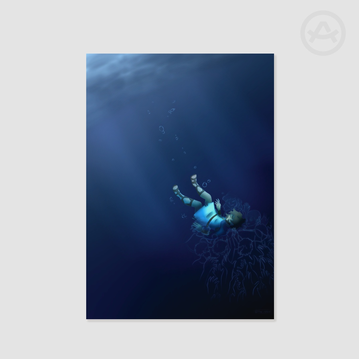 Get In The Water- Print