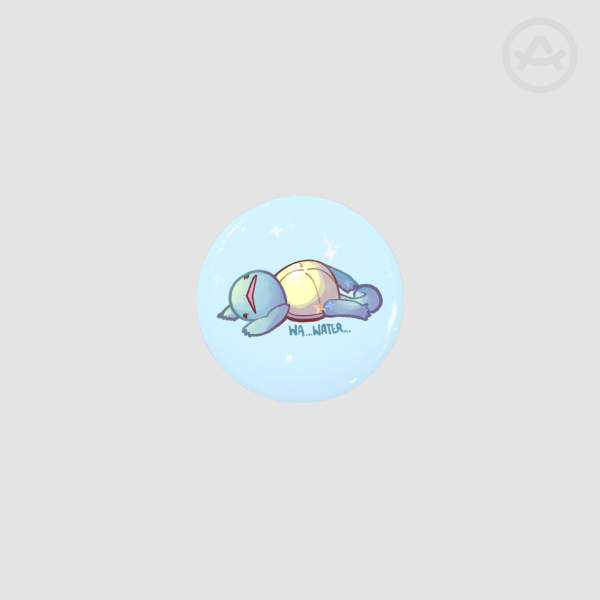 Squirtle Round Holo Badges (Button Pins)