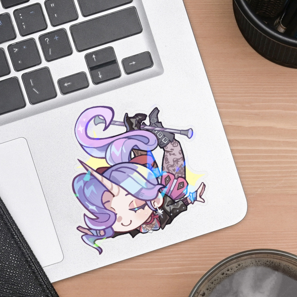 Deadlock | Celeste Rainbow Clear Sticker