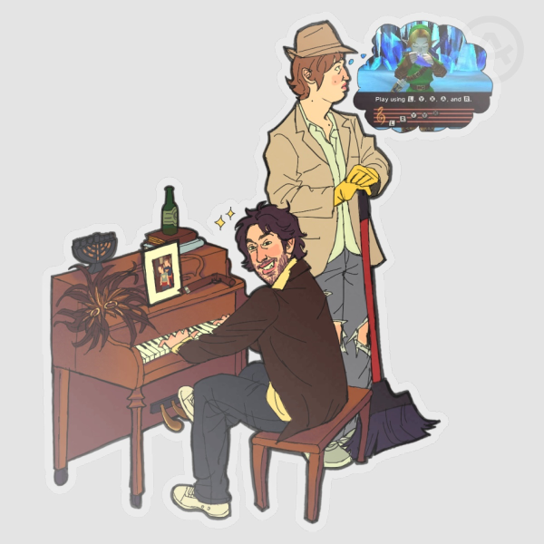 NTBTS the piano sessions sticker