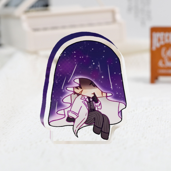 Secretive Plotter - ORV - omniscient reader's viewpoint  Thick Acrylic Stand No Base - 0.19"(50mm), 0.39"(10mm)