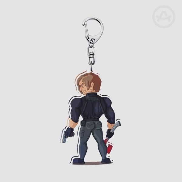 RE9 Leon Kennedy Keychain