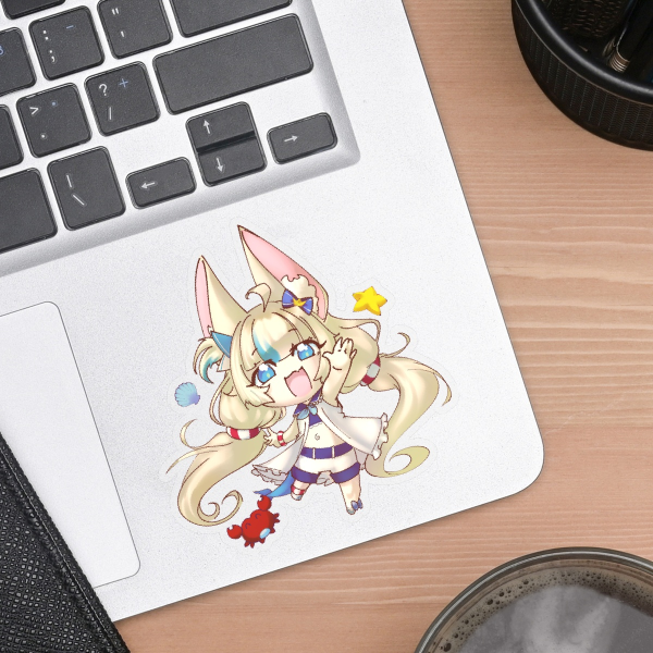 Sameko Saba Clear Sticker