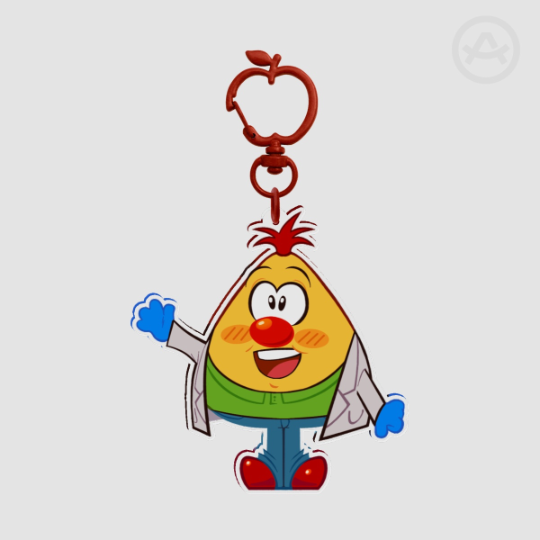 Professor Eggnog Acrylic Keychains