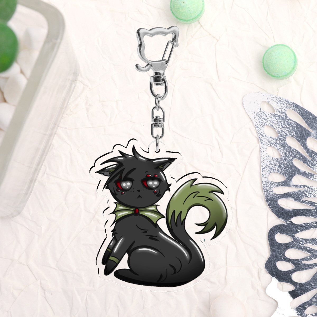 Arackniss Kitten Keychain