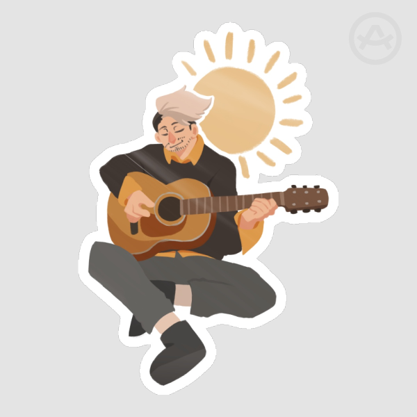 [Joel] Die Cut Stickers 54x76mm