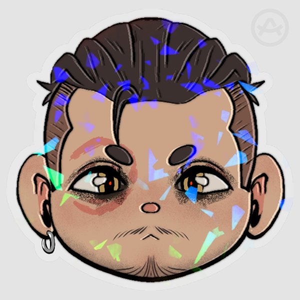 Bailey Walker Clear PET Vinyl Die Cut Stickers