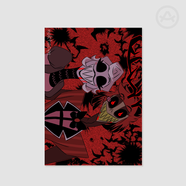 Creepy Smile Radiorose Print