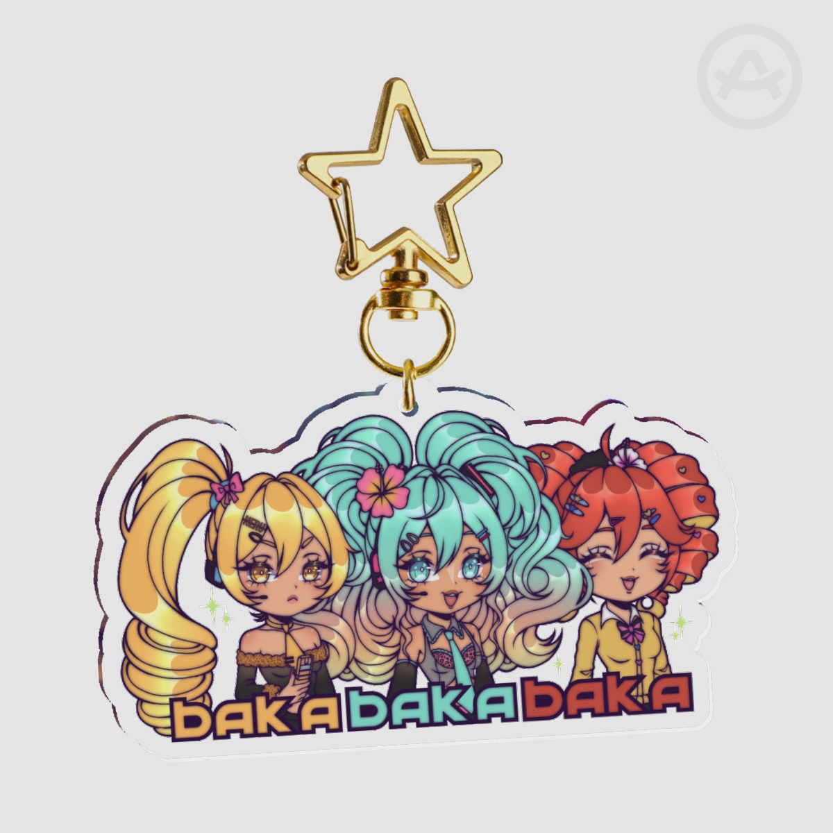 Triple Baka - Miku, Neru, Teto | Acrylic Keychain
