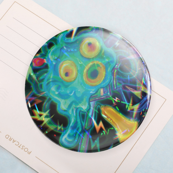 Commander Tartar Round Badge (Button Pin)