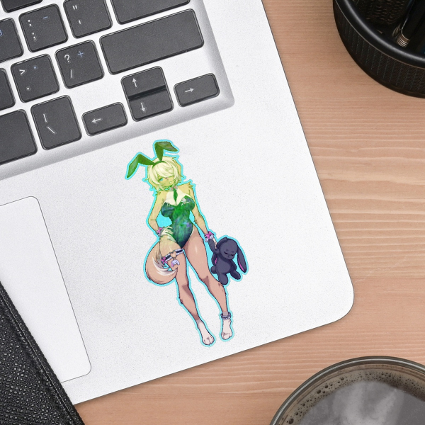 Rainbow Hologram Colored Sticker | Bunny Suit Vao