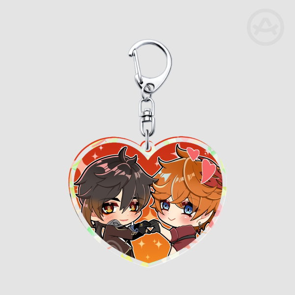 ZHONGCHI HEART KEYCHAIN