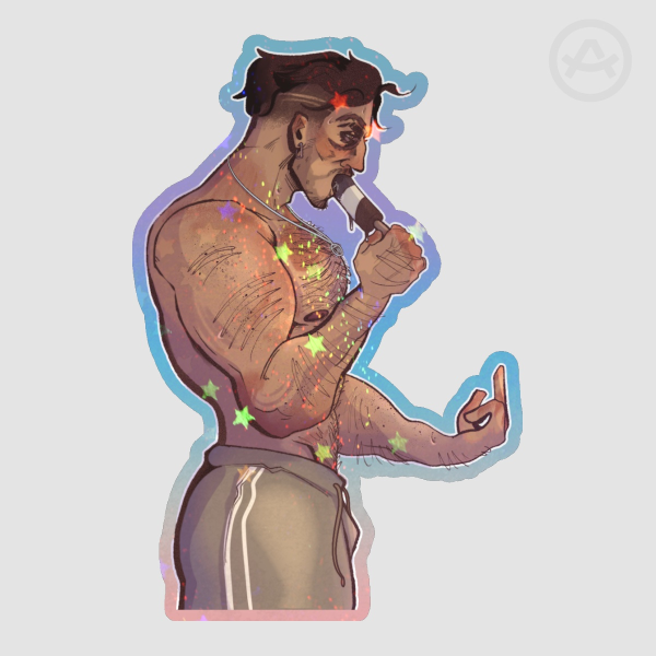 Summer Bailey Colored Edge Die Cut Stickers