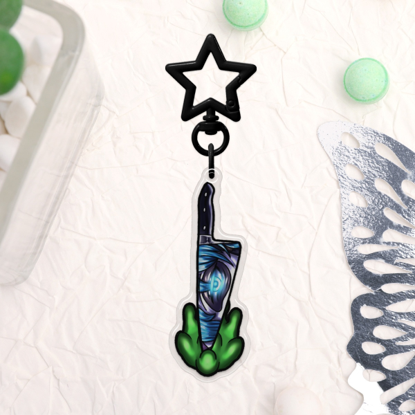 Sal fisher ( Sally Face ) Knife Keychain