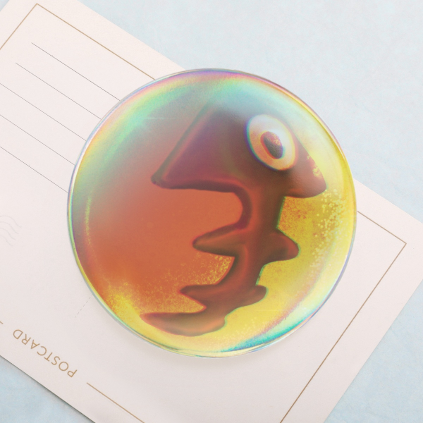 Golden Egg Round Badge (Button Pin)