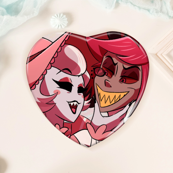 Radiorose Heart Shaped Badge