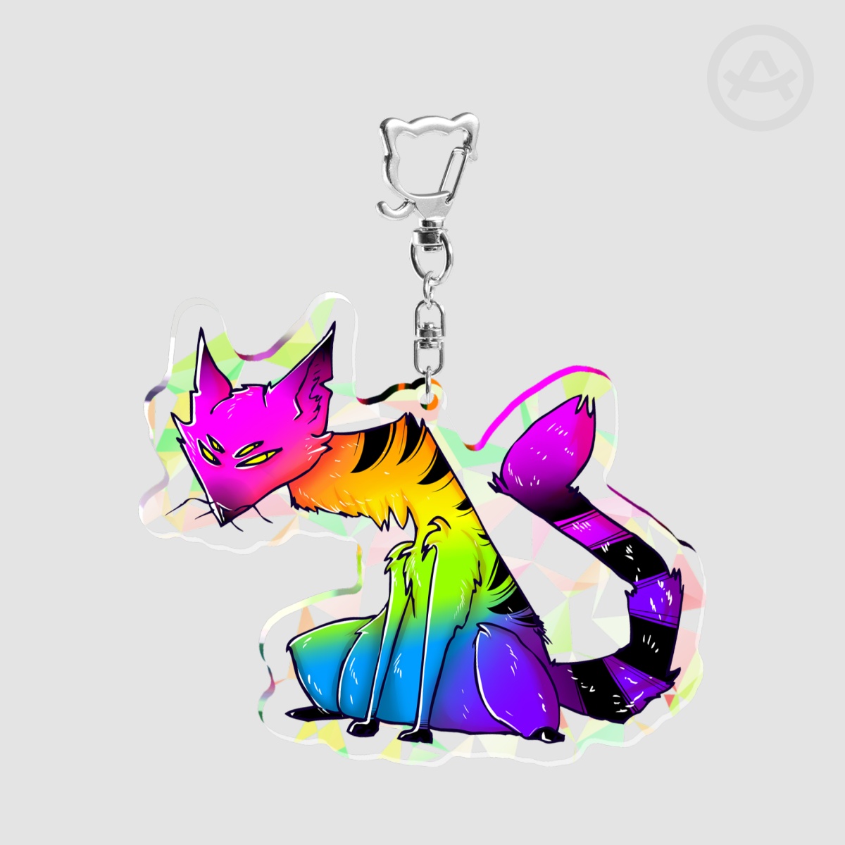 Rainbow Cat Holo Keychain Ver. 1