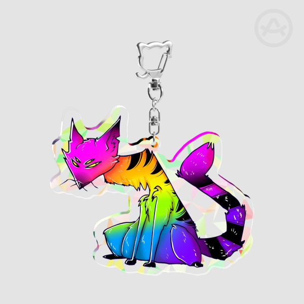 Rainbow Cat Holo Keychain Ver. 1