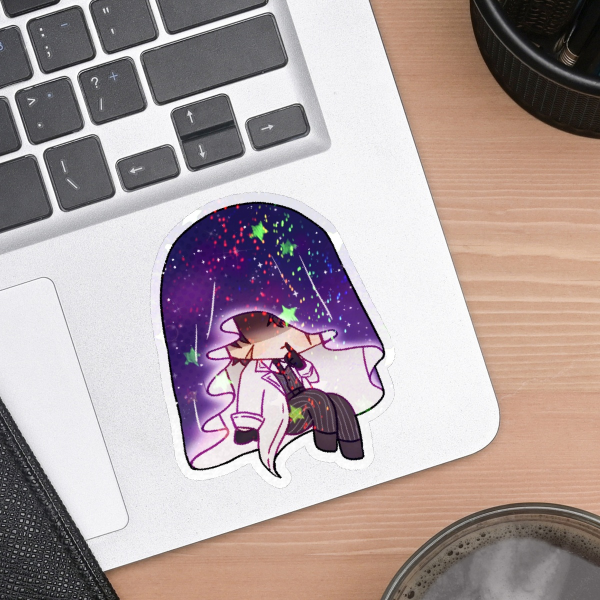 Secretive Plotter - ORV - omniscient reader's viewpoint   Die Cut Stickers