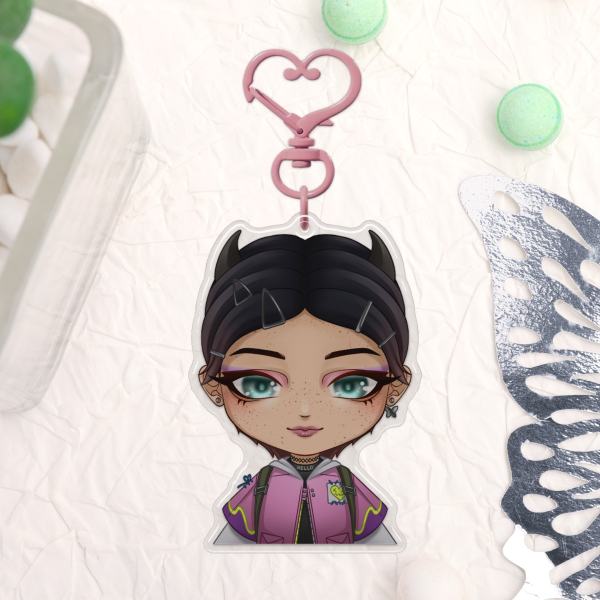 VALORANT Clove Keychain