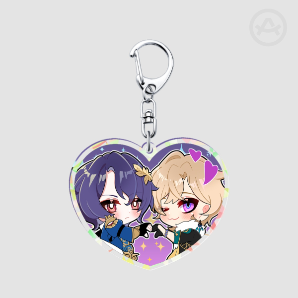 RATIORINE HEART KEYCHAIN