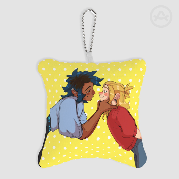 Not So Silent Mini Pillow Keychain
