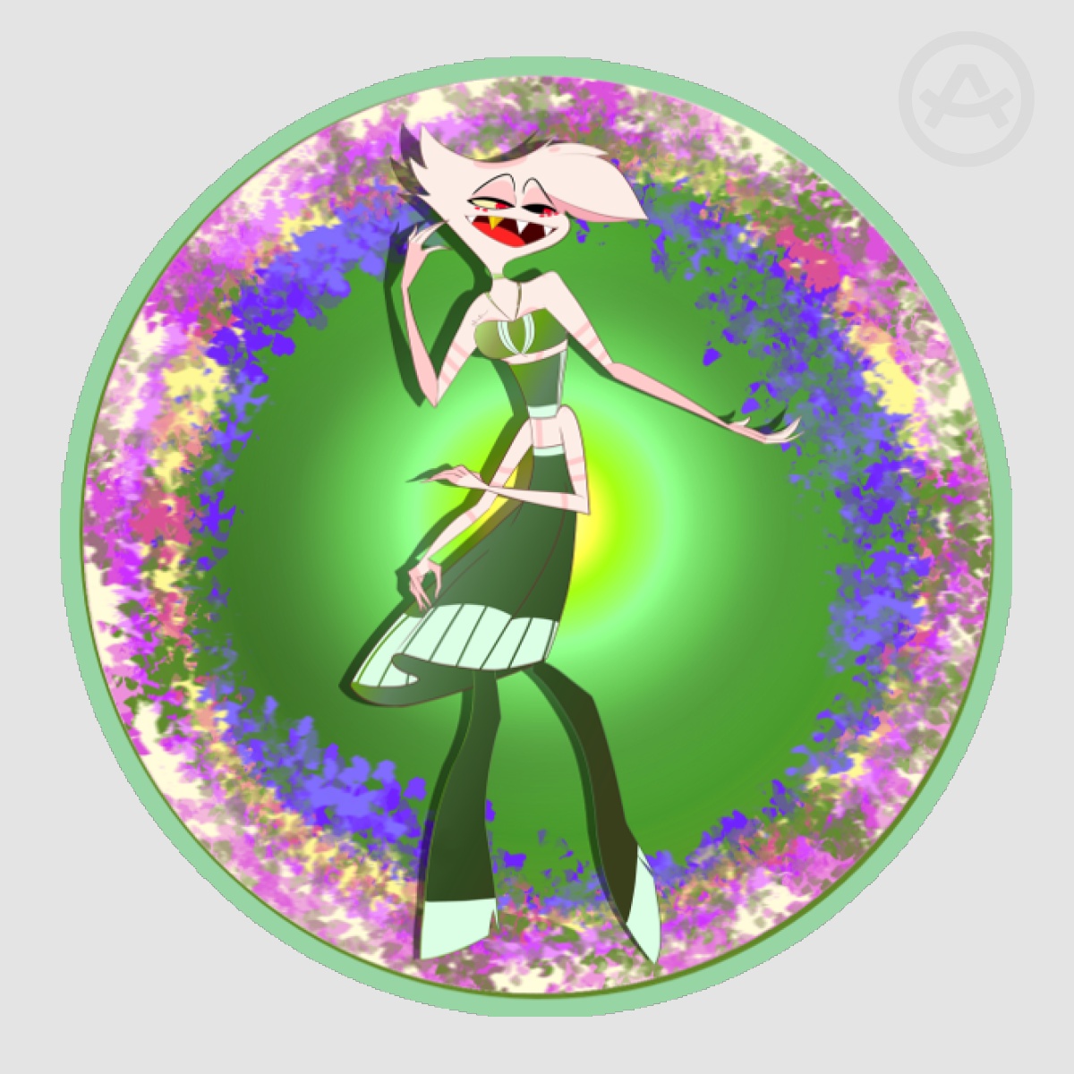 Spring Themed Angel Dust Sticker