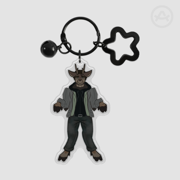 Wake 1 Epoxy Clear Acrylic Keychains