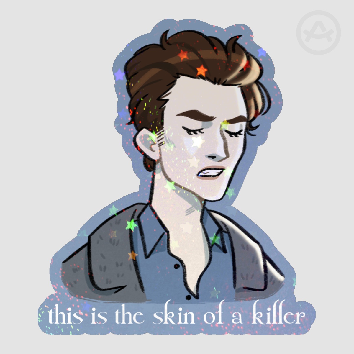 TITSOAK Glittery Sticker
