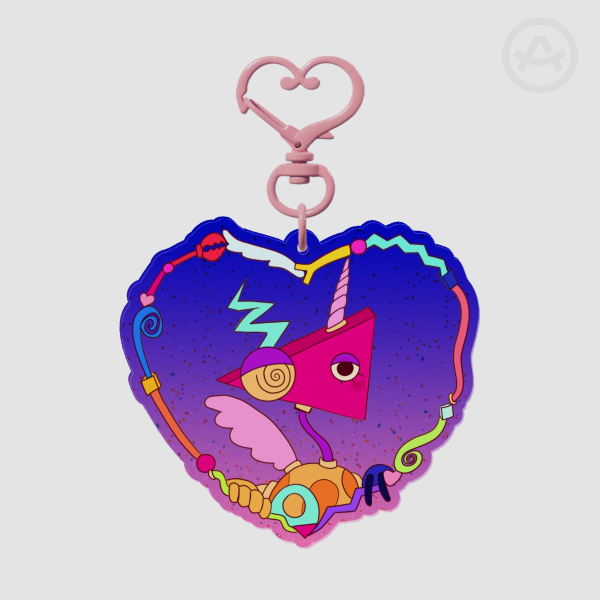 Zooble gradient Keychain