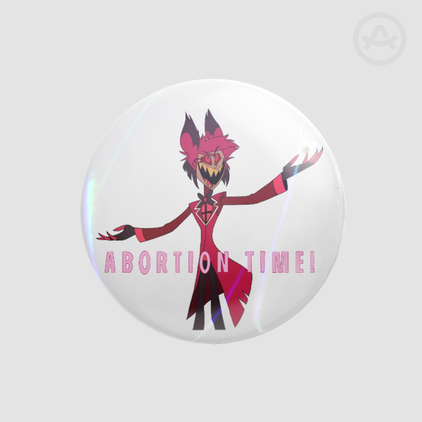 Alastor Abortion Time Badge
