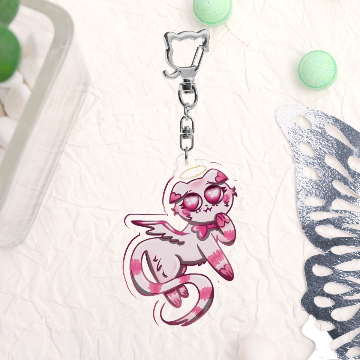 Molly Kitten Keychain