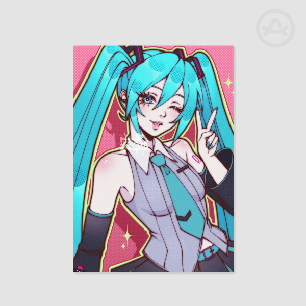 Hatsune Miku V6 | A5 Poster Print