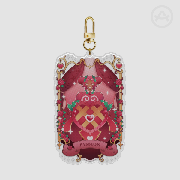 Hollyberry Cookie Big Epoxy Keychain - CookieRun Kingdom