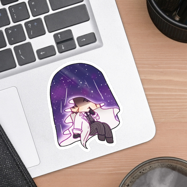 Secretive Plotter - ORV - omniscient reader's viewpoint   Die Cut Stickers