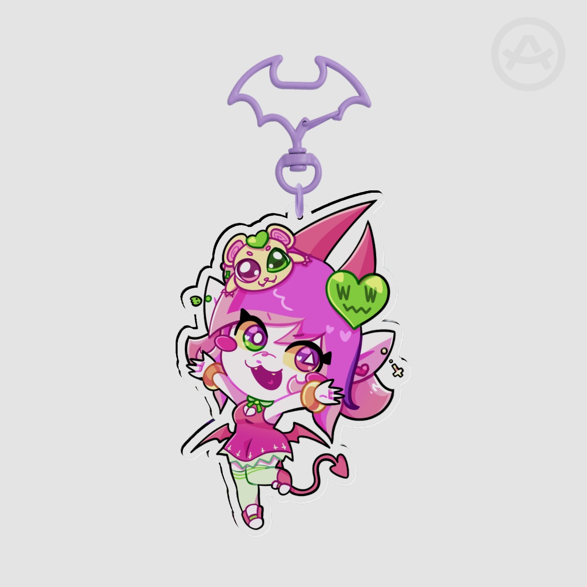 Pichi Vtuber Clear Acrylic Keychain