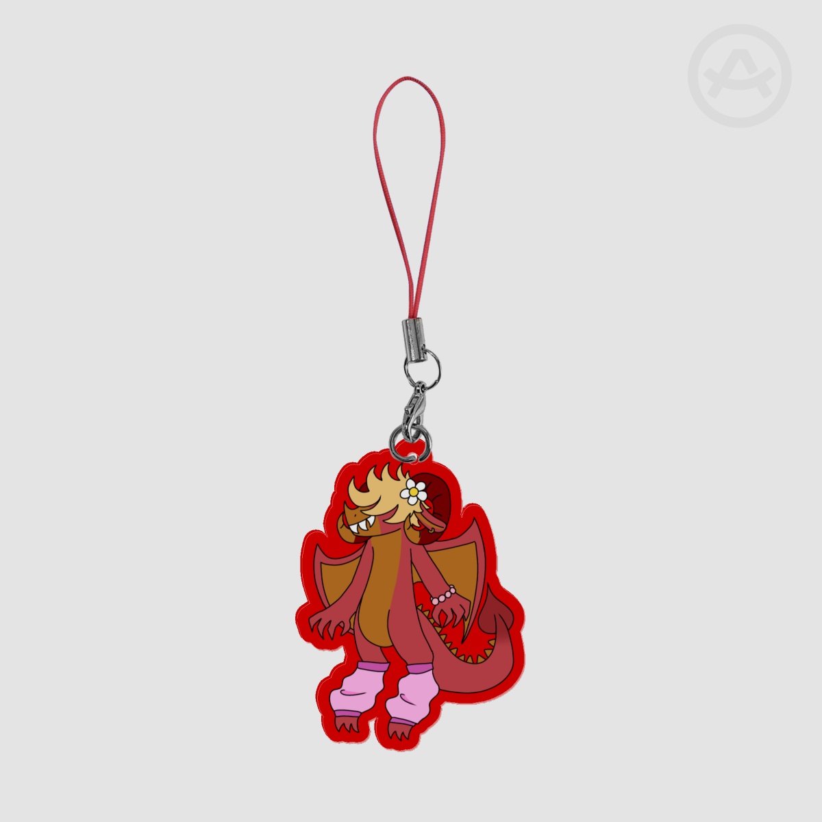 Dragon Pyro phone charm